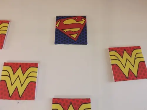 Quadro Decorativo Heróis
