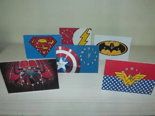 Relógio Personalizado Heróis 2