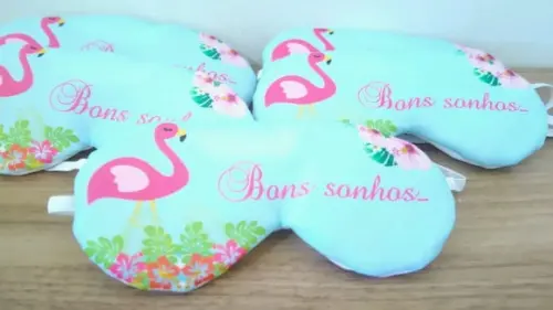 Tapa Olho Personalizado Flamingo