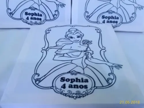 Tela de Pintura Personalizada A Bela