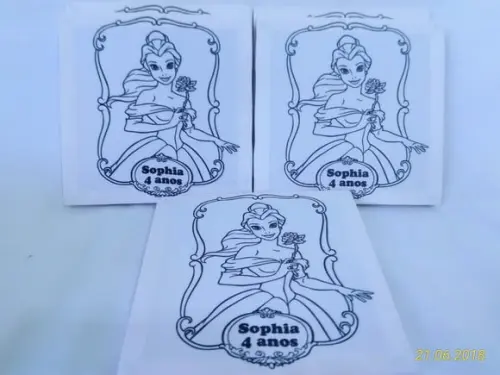Tela de Pintura Personalizada A Bela