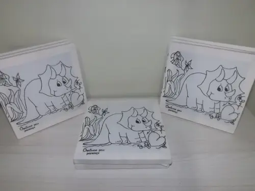 Tela de Pintura Personalizada Dinossauro