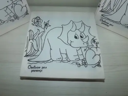 Tela de Pintura Personalizada Dinossauro