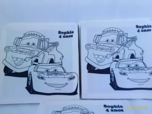 Tela de Pintura Personalizada Carros Disney