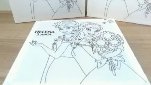 Tela de Pintura Personalizada Frozen Fever