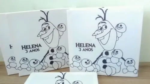 Tela de Pintura Personalizada Olaf