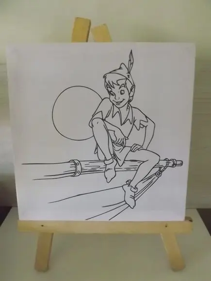 Tela de Pintura Personalizada Peter Pan