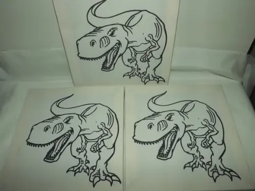 Tela de Pintura Personalizada Tiranossauro Rex