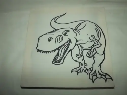 Tela de Pintura Personalizada Tiranossauro Rex