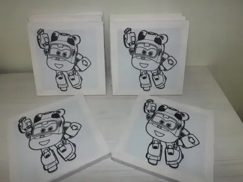 Tela de Pintura Super Wings Dizzy
