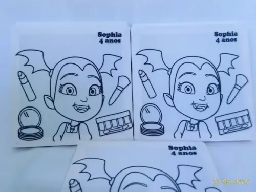 Tela de Pintura Personalizada Vampirina