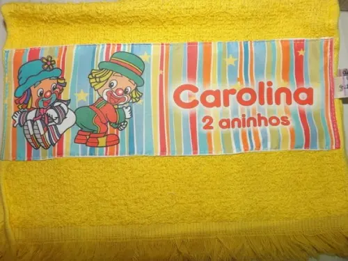 Toalhinha de mão personalizada