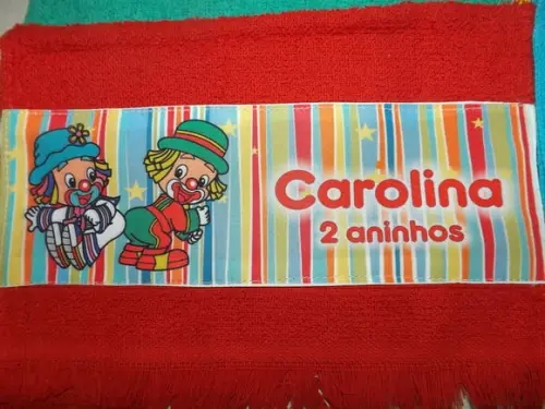Toalhinha de mão personalizada