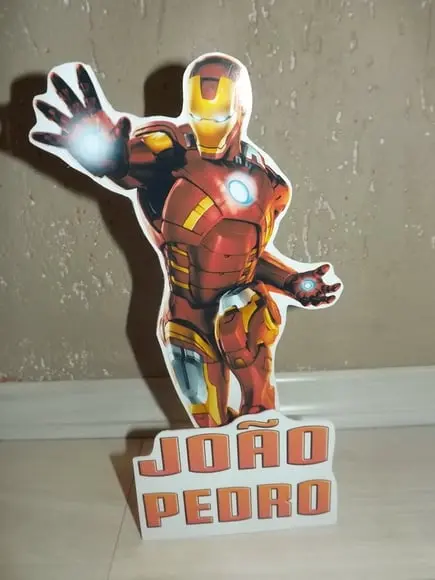 Totem Personalizado 3D - Homem de Ferro P