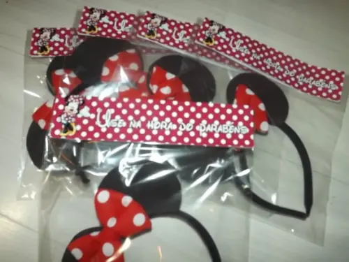Arco Minie com Lapela Personalizada
