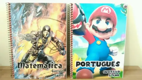 Caderno Personalizado Games