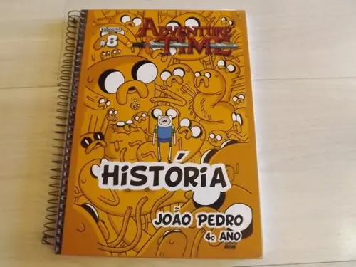 Caderno Personalizado Hora de Aventura