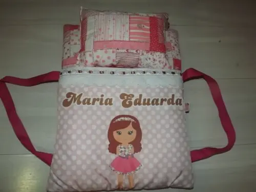 Caminha de Boneca Portátil Personalizada