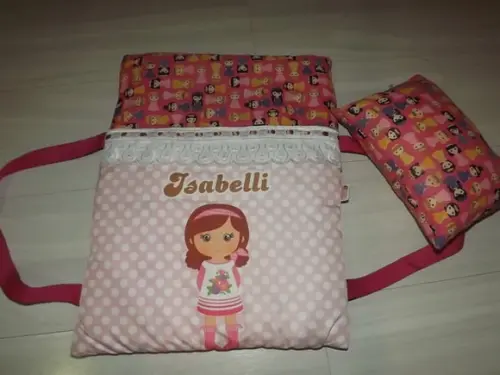 Caminha de Boneca Portátil Personalizada