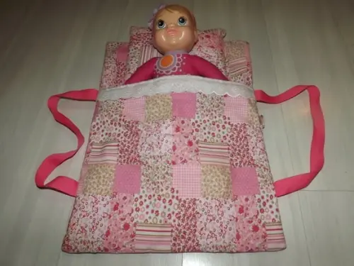 Caminha de Boneca Portátil Personalizada