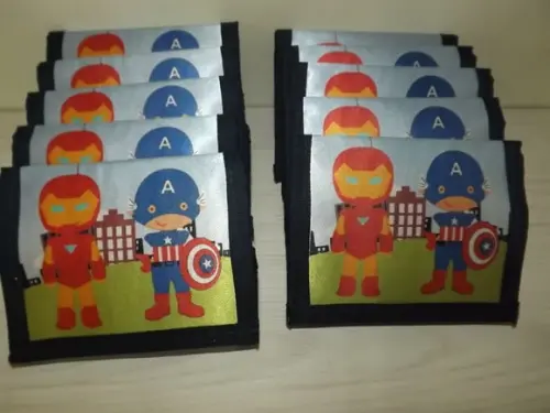 Carteira Heróis Cute