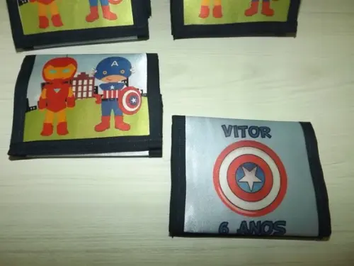 Carteira Heróis Cute