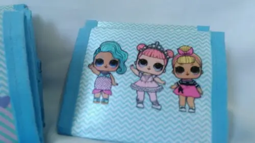 Carteira LOL SURPRISE Menina Azul