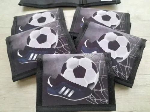 Carteira Personalizada Futebol Chuteira Preta