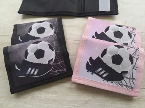 Carteira Personalizada Futebol Chuteira Preta