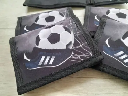 Carteira Personalizada Futebol Chuteira Preta