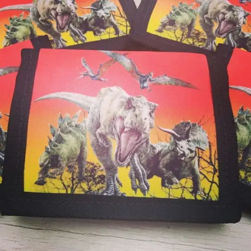 Carteira Personalizada Jurrasic Park