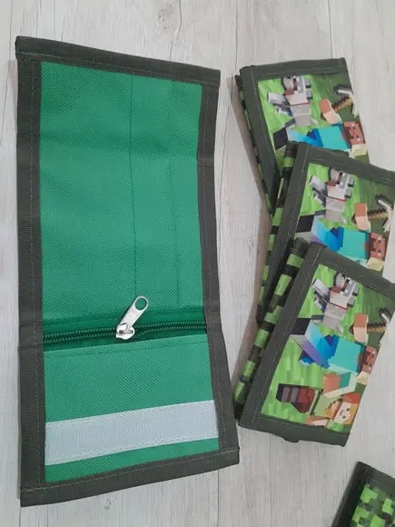 Carteira Personalizada Minecraft Menino