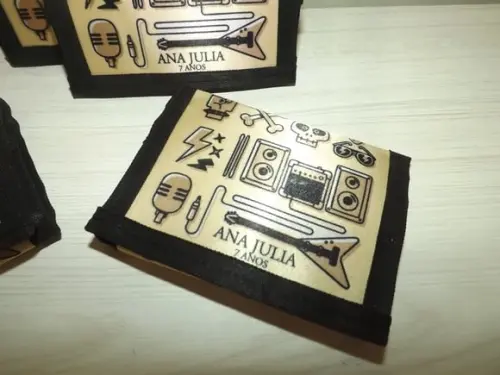 Carteira Personalizada Rock