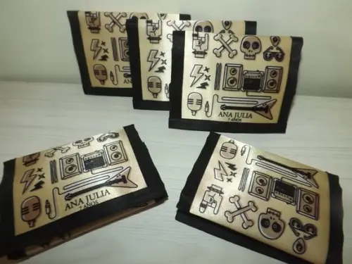 Carteira Personalizada Rock