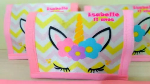 Carteira Personalizada Unicórnio