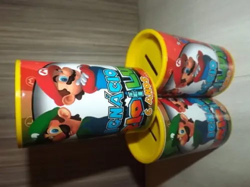 Cofrinho Personalizado Mario Bross