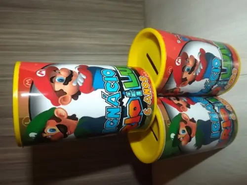 Cofrinho Personalizado Mario Bross