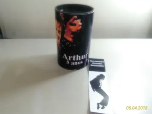 Cofrinho Personalizado Michael Jackson