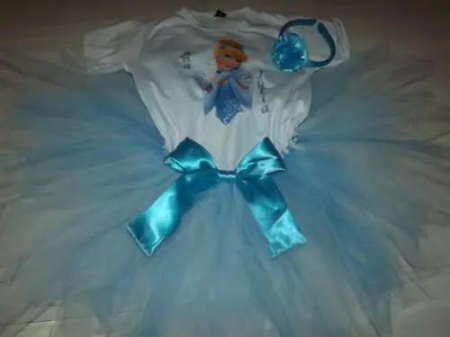 Conjunto de Tutu - Cinderela