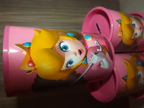 Cofrinho Personalizado Princesa Mario