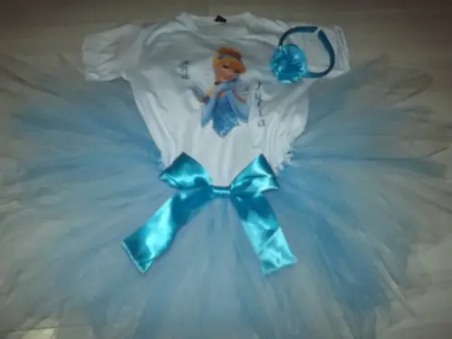 Conjunto de Tutu - Cinderela