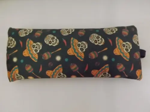 Estojo Personalizado Caveira Mexicana Verde