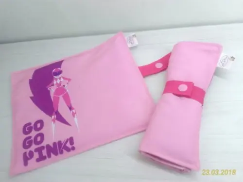 Estojo Rolinho Power Ranger Menina