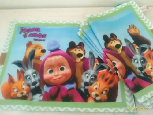 Jogo americano A menina e o Urso Menino