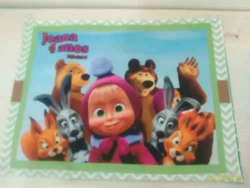 Jogo americano A menina e o Urso Menino
