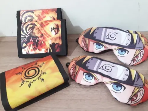 Kit Carteira e Tapa Olho Naruto
