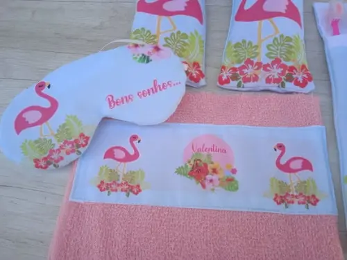 Kit Festa do Pijama Flamingo