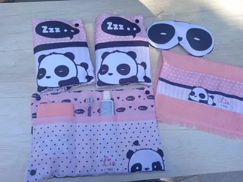 Kit Festa do Pijama Luxo Panda Ii