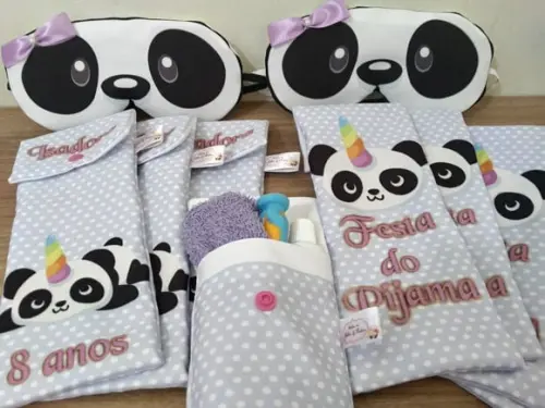 Kit Festa do Pijama Pandacórnio