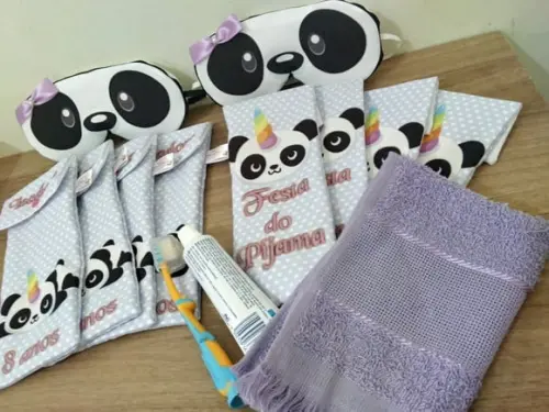 Kit Festa do Pijama Pandacórnio